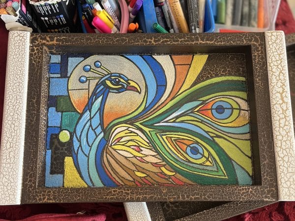 Peacock tray