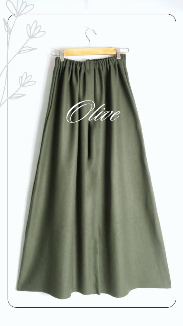 Olive skirt