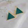 Emerald Tuya earings