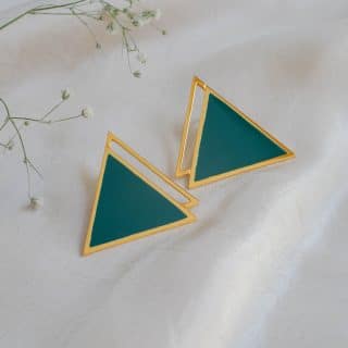 Emerald Tuya earings