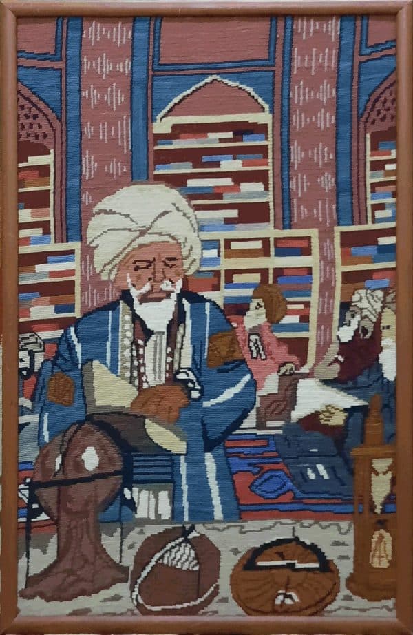 Scholar’s Study Handwoven Tapestry