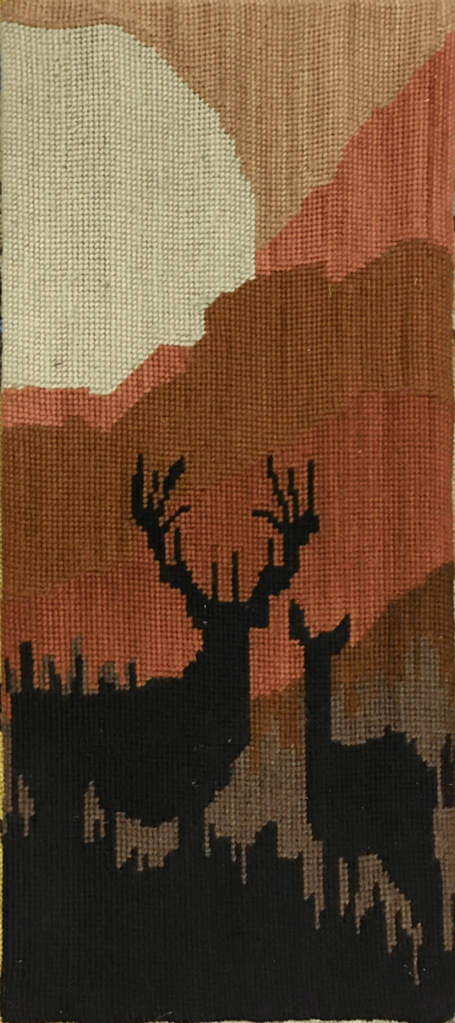 Sunset Silhouettes: Deer in the Wild" 1 Sunset Silhouettes: Deer in the Wild"