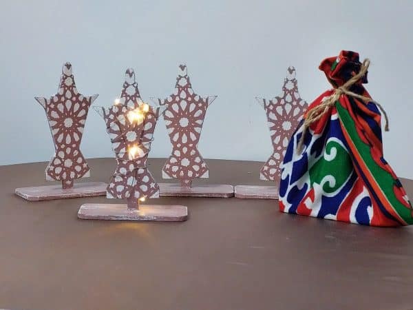 Mini wooden Ramadan Lantern