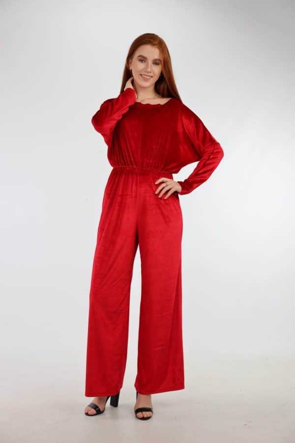 Velvet jumpsuit