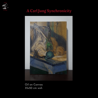 A Carl Jung Synchronicity-Oil on Canvas-35x50cm 02