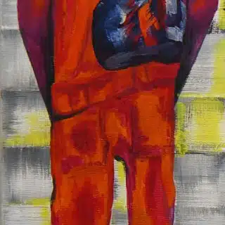 YOUTH AMBITIOUS OIL PAINTING