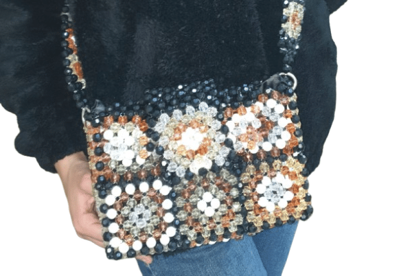 Granny beaded bag