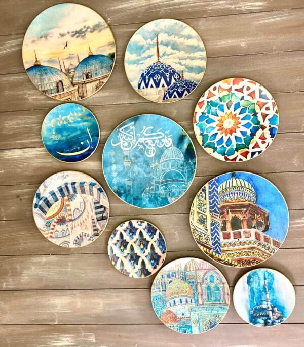 "Domes" Wall Plates Collection