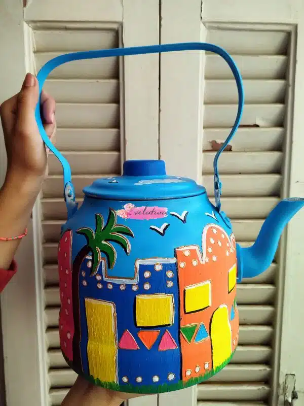 The Nubian Village | Big blue teapot
