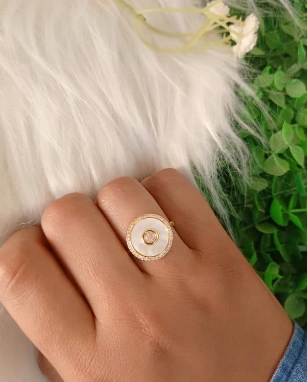 White ring