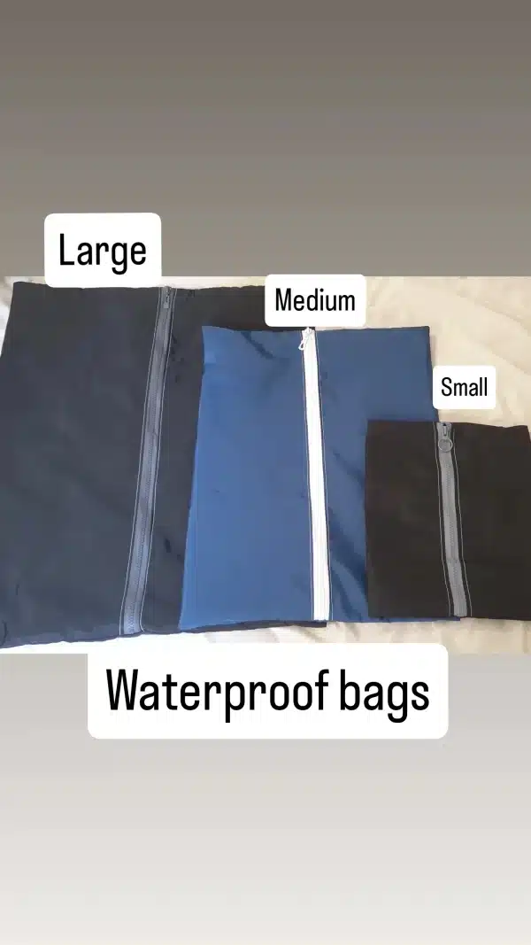 Waterproof organizing bags