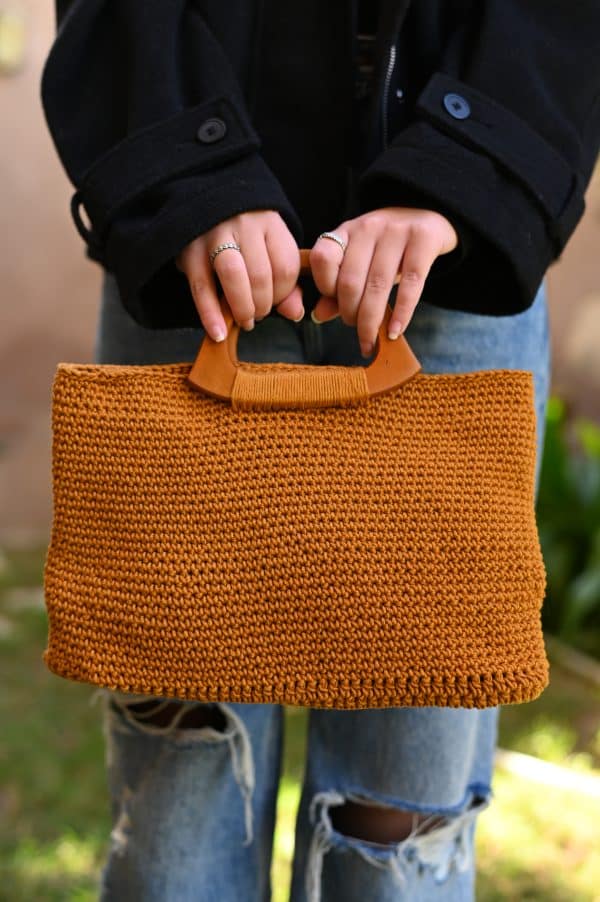 Classy Crochet Handbag