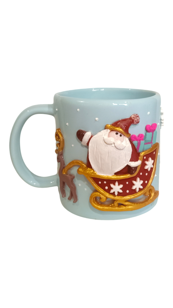 Santa Claus - Blue Mug - 300 ml