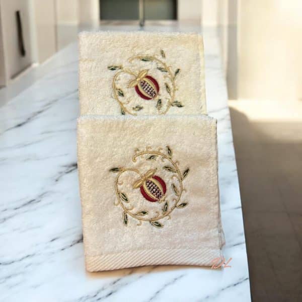 Pomegranate Guest Towel