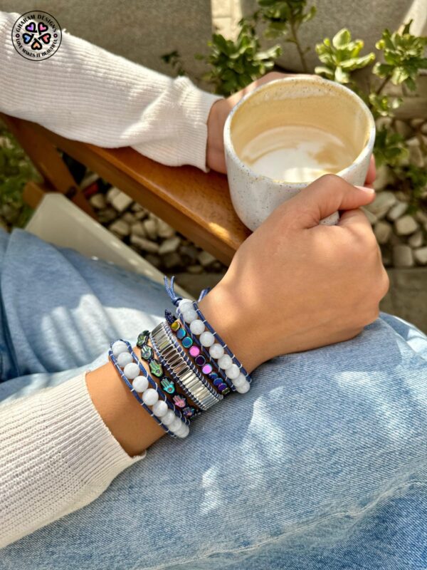 Gharam holographic bracelets set