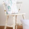 Printed Mosaic Lanterns cushion cover