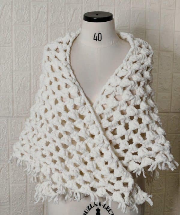 snow shawl