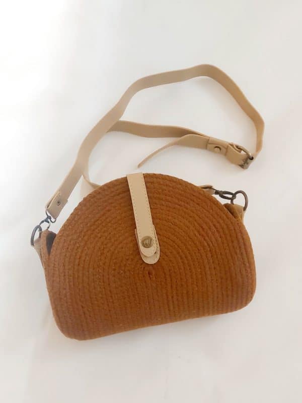 Crossbody bag cotton cord