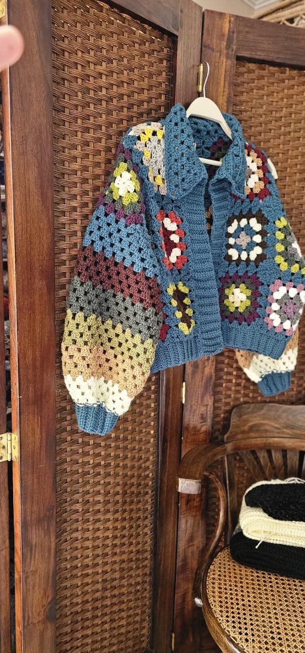 Patchwork cardigan