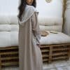 Linen Abaya (Net hooded)