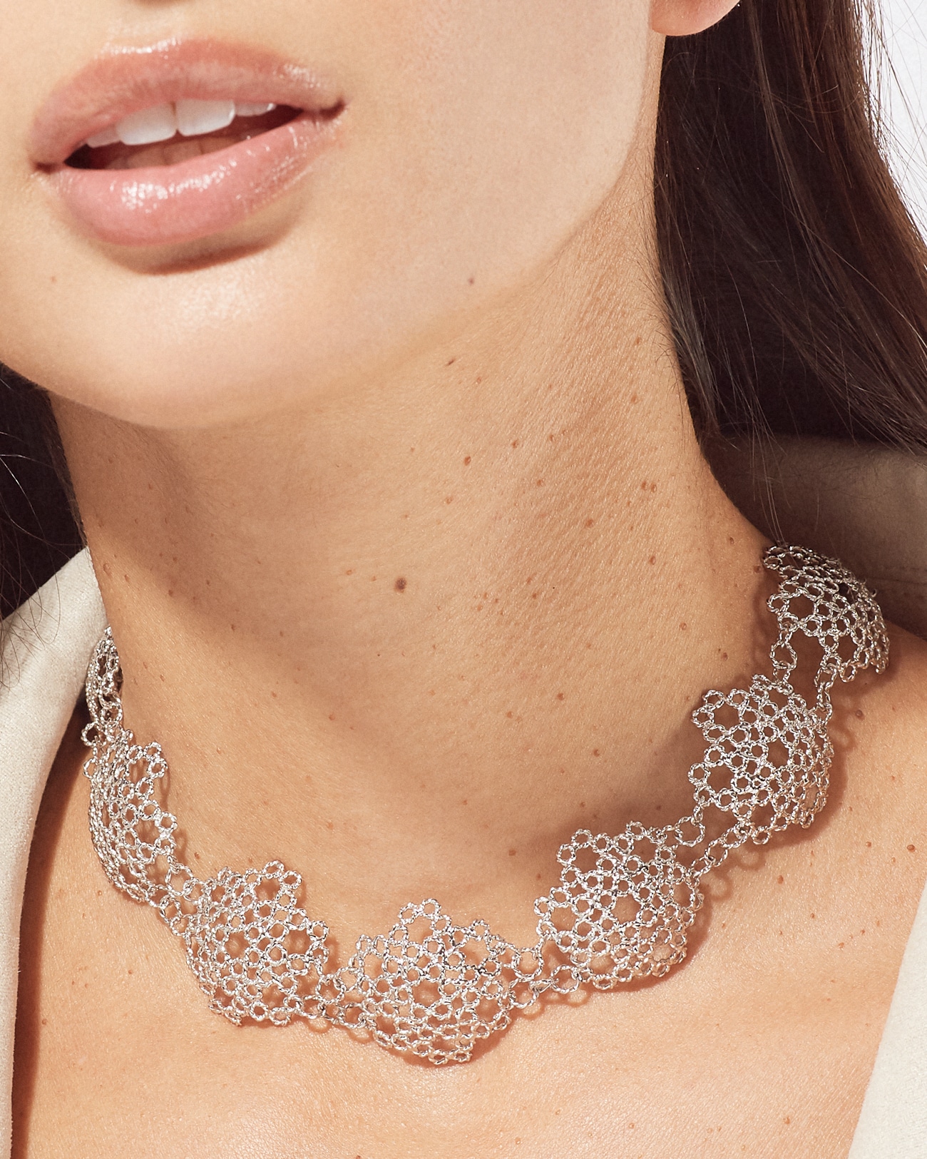 Dentellier Collection , Dentellier Half Sphere Choker 2 Dentellier Half Sphere Choker SZN219.1