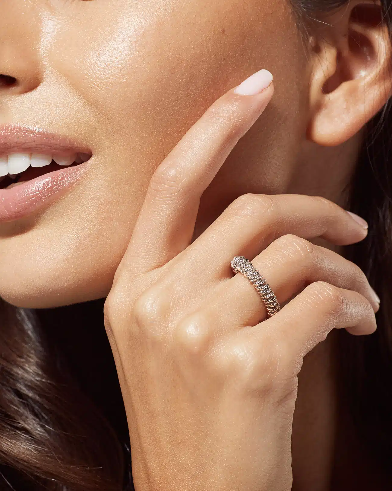 Dentellier Collection , Spiral Twisted Ring 5 Dentellier Spiral Twisted Ring SZR225.4