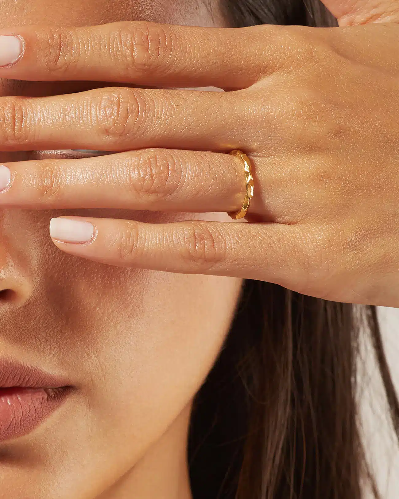 Just Rings Collection, Stacking Grooves Ring 8 Grooves Gold Stacking Rings SZR252.1