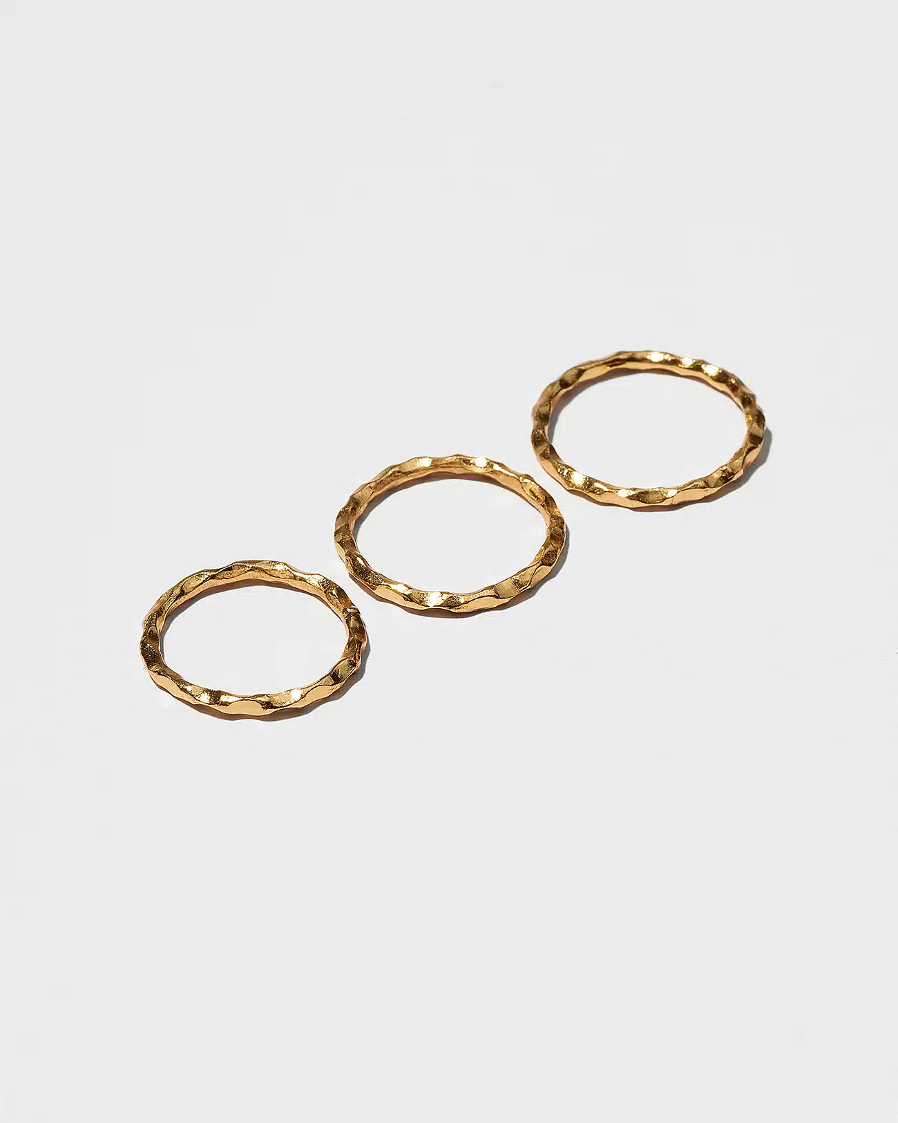 Just Rings Collection, Stacking Grooves Ring 5 Grooves Gold Stacking Rings SZR252.7