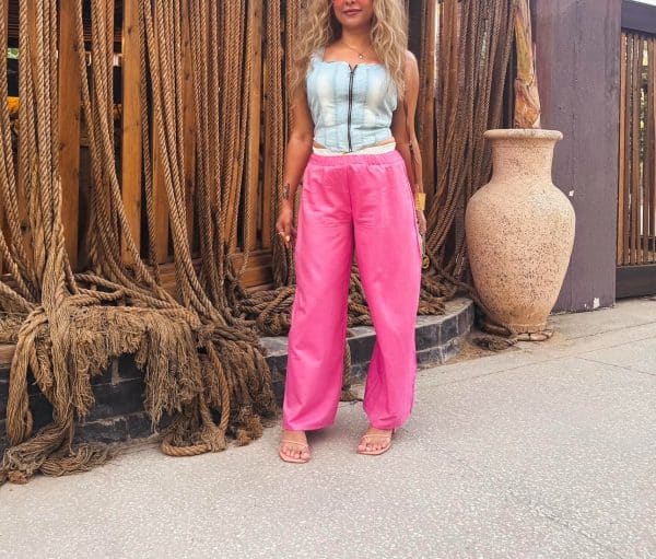 Introducing our boxer pants available on French fuschia , it’s essential for you summer wardrobe for your looking for something comfy yet stylish