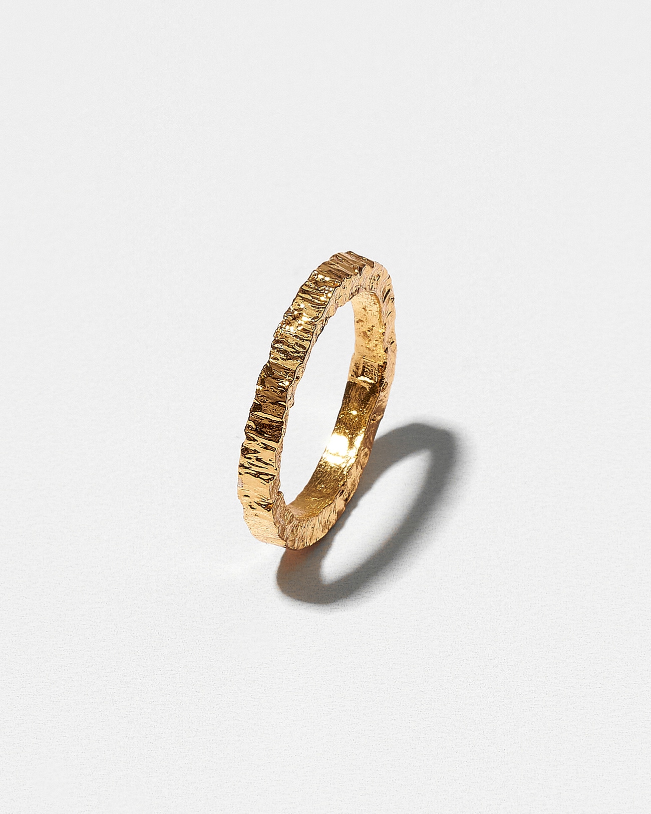 Just Rings Collection, Stacking Lines Ring 3 Lines Gold Stacking Rings SZR248.6