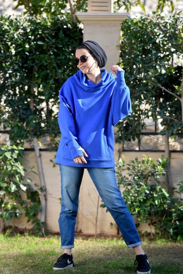 Oversized blue Sweatshirt