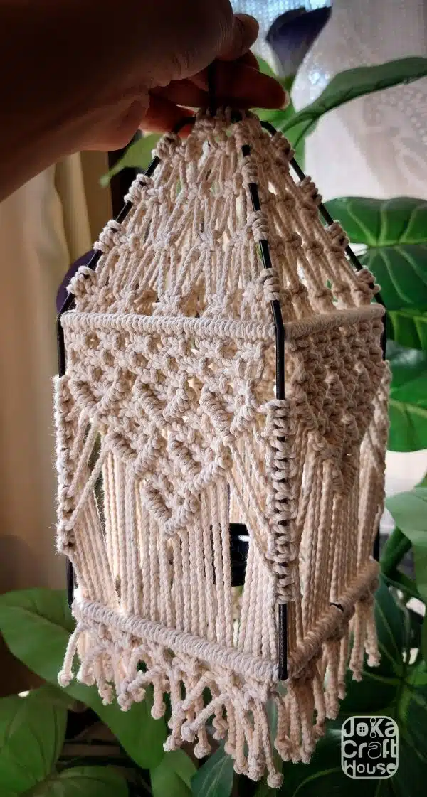 فانوس رمضان مكرمية - Macrame Ramadan lantern