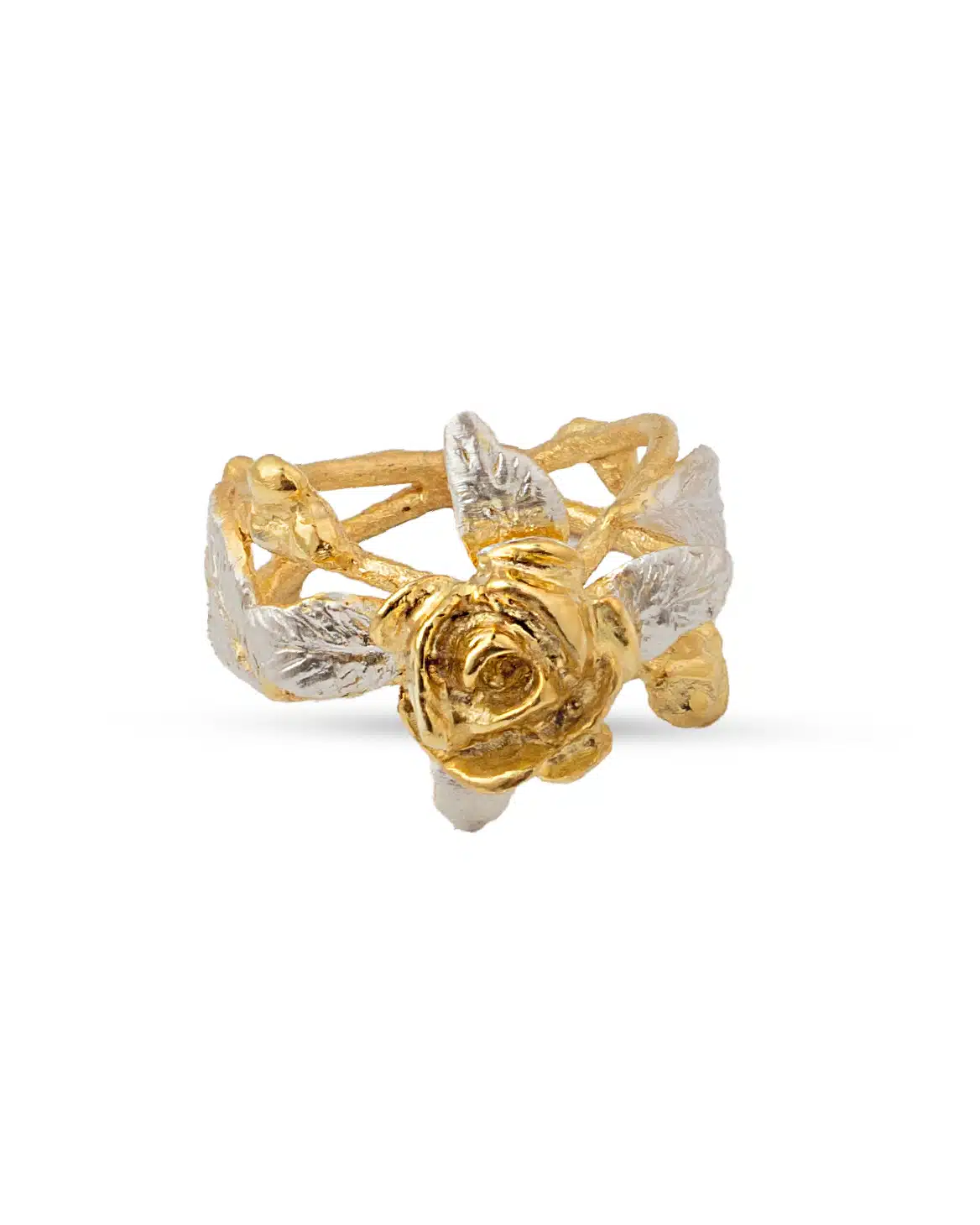 Flowery Collection, Rose Flower, Leaves & Branches Ring 1 Flowery Collection, Rose Flower, Leaves & Branches Ring