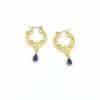 Filigree Collection, Filigree Amethyst Drop Earrings