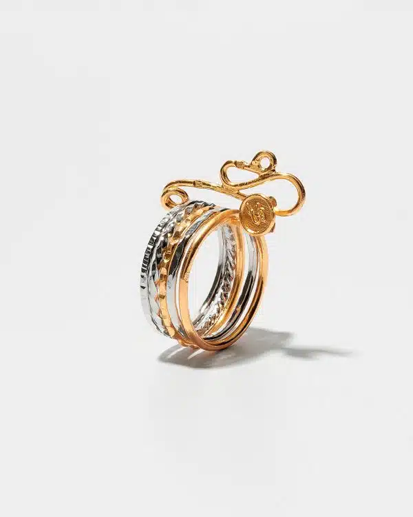 Just Rings Collection, Thin Stacking Rings With Removable Pin