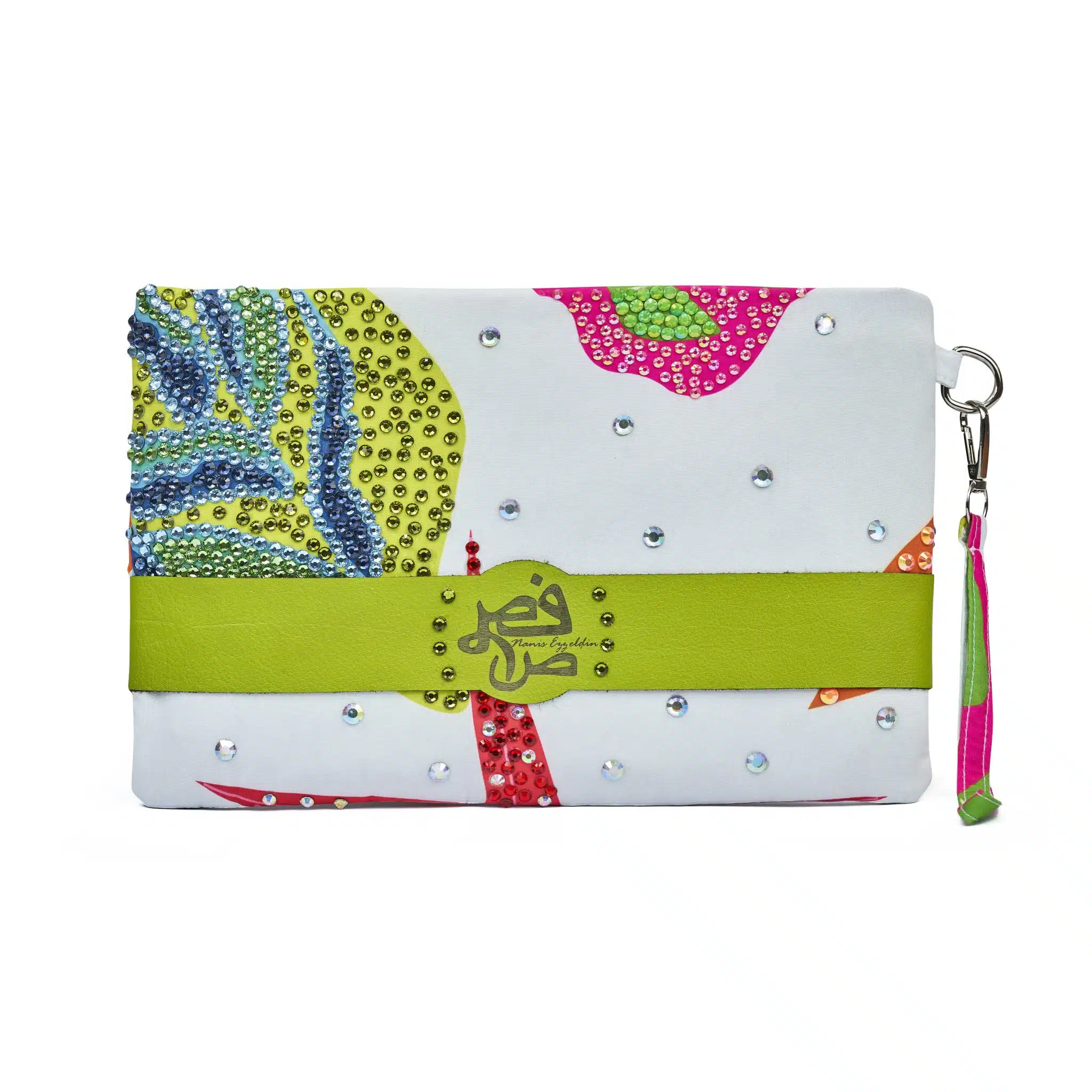 Leaves Rhinestones Clutch - Large 1 Leaves Rhinestones Clutch - Large