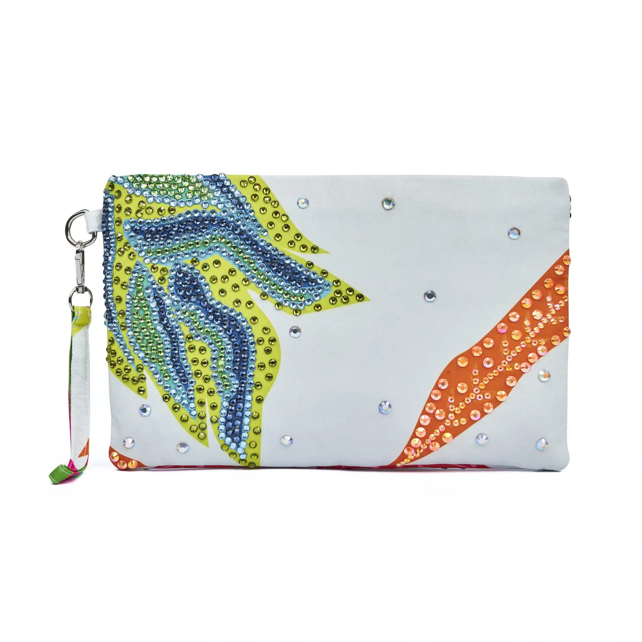 Leaves Rhinestones Clutch - Large 2 fsos9731 scaled