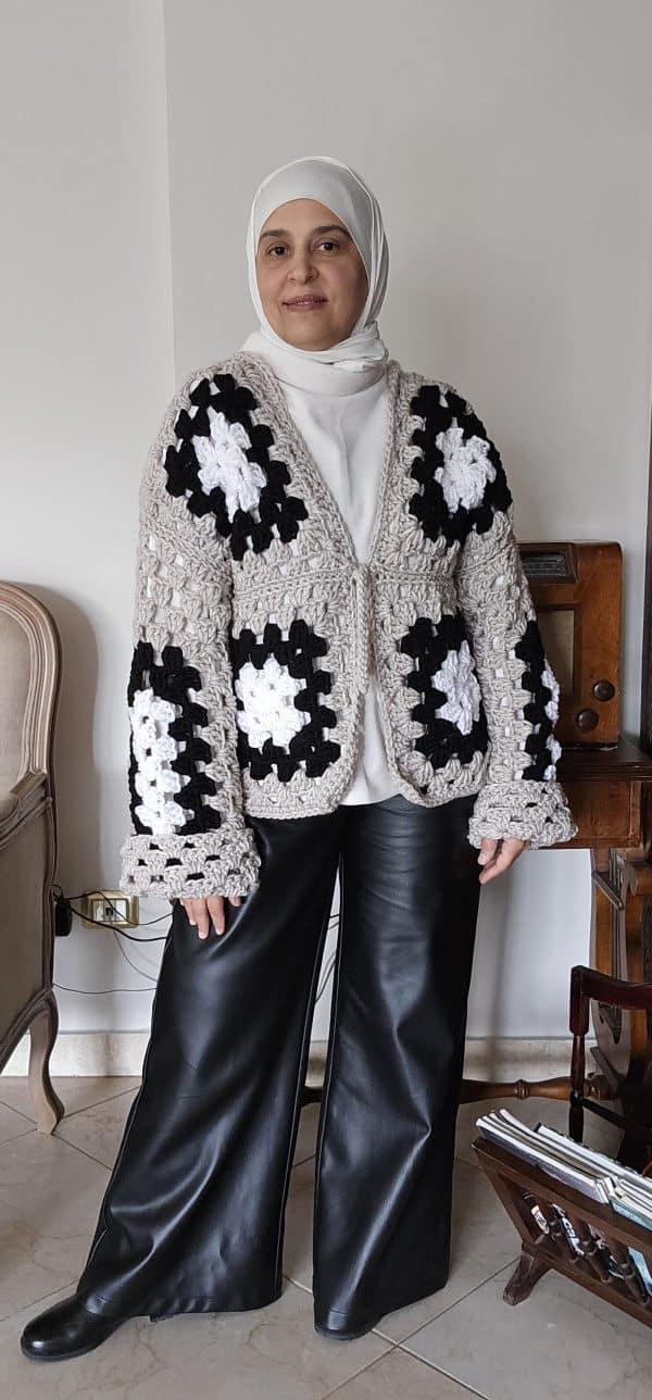 Granny square cardigan