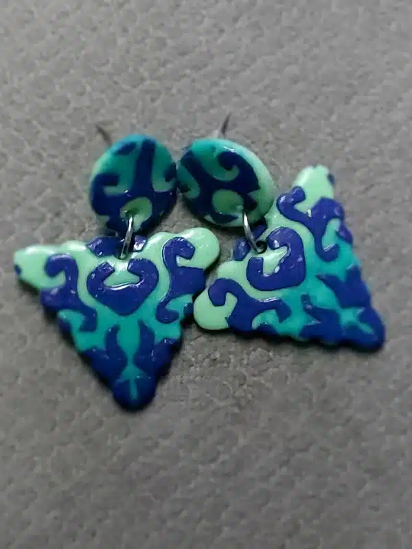 Ceramic earrings handmade