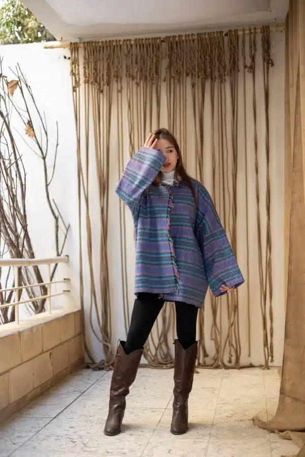 Free size handmade linen Jacket