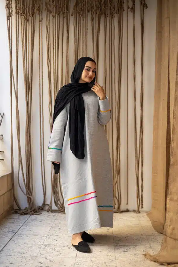Free size handmade linen dress