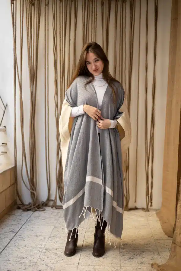 Handmade linen cardigan