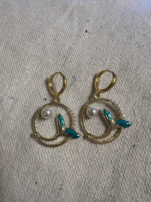 Mermaid tail earrings