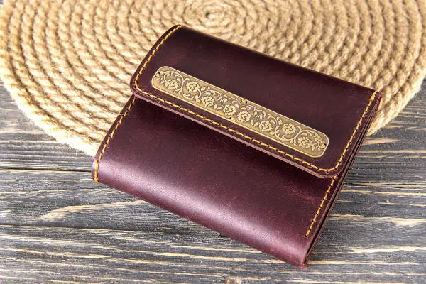 Maroon Islamic wallet