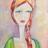 Sleepy Girl Oil Painting