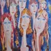 SELFIE GIRLS OIL PAINTING