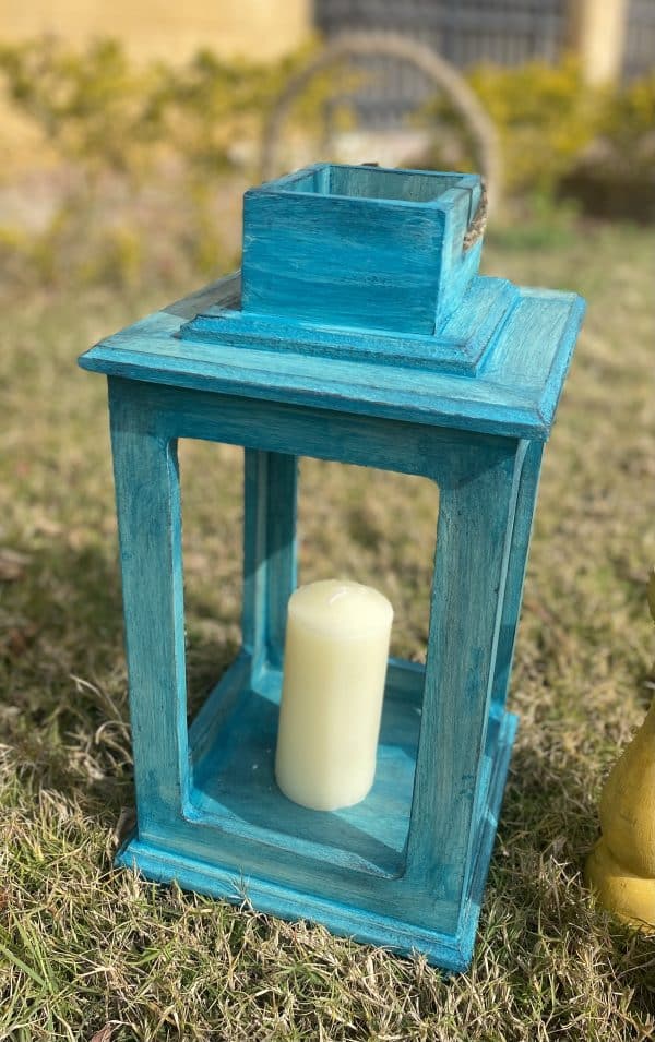 Vintage Aquamarine Lantern