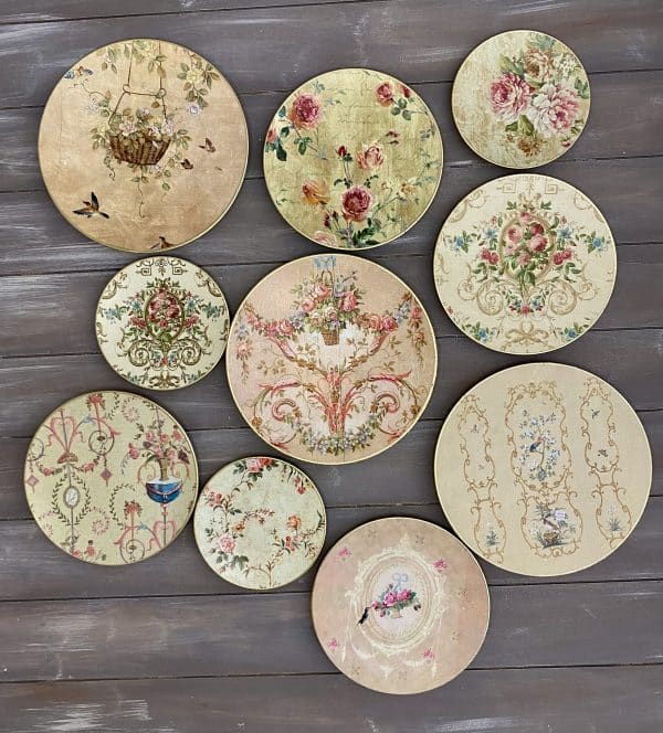 "Rococo French Collection" Wall Plates