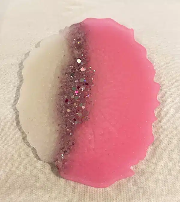 pink galaxy coaster