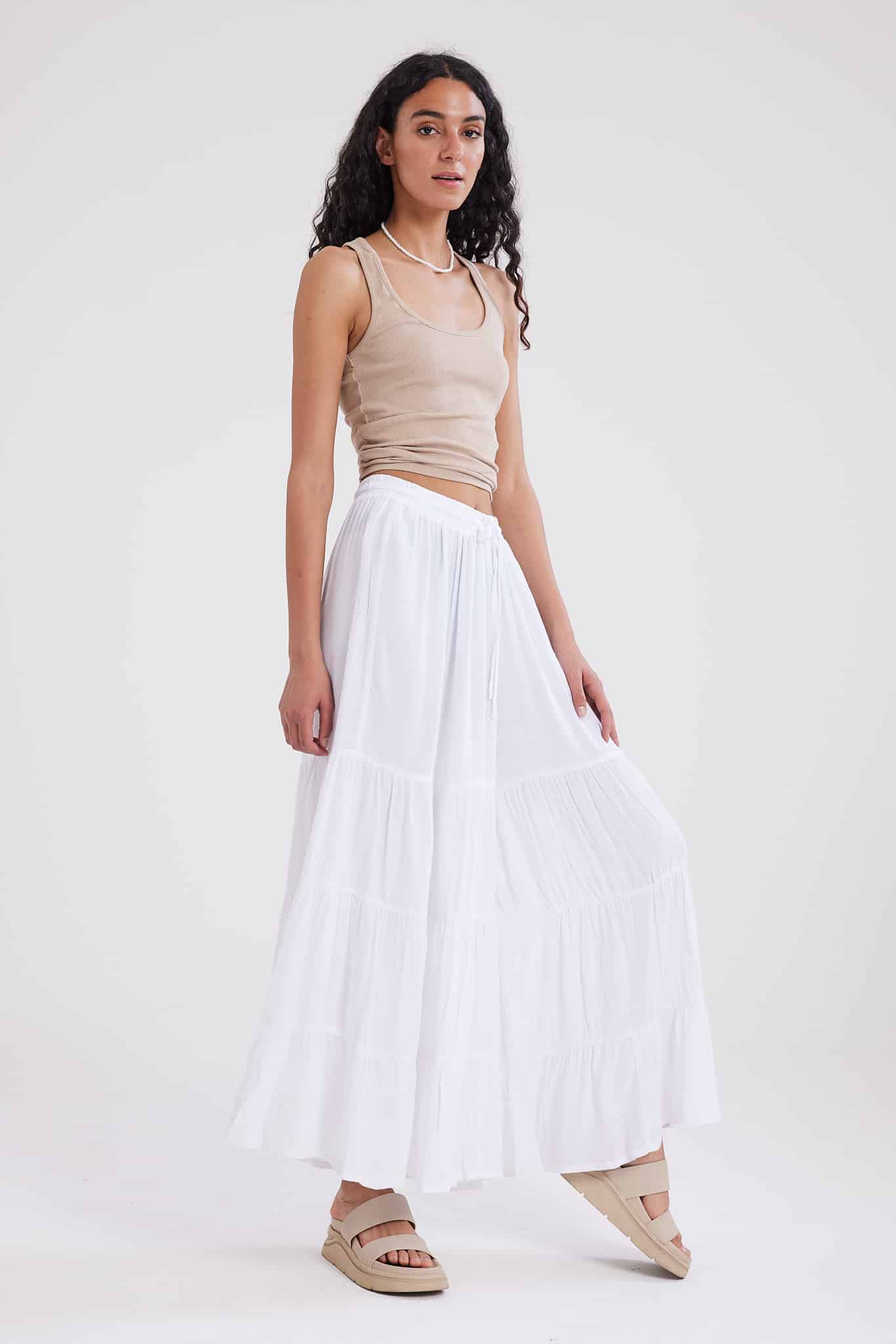 White Tier Pants 1 White Tier Pants